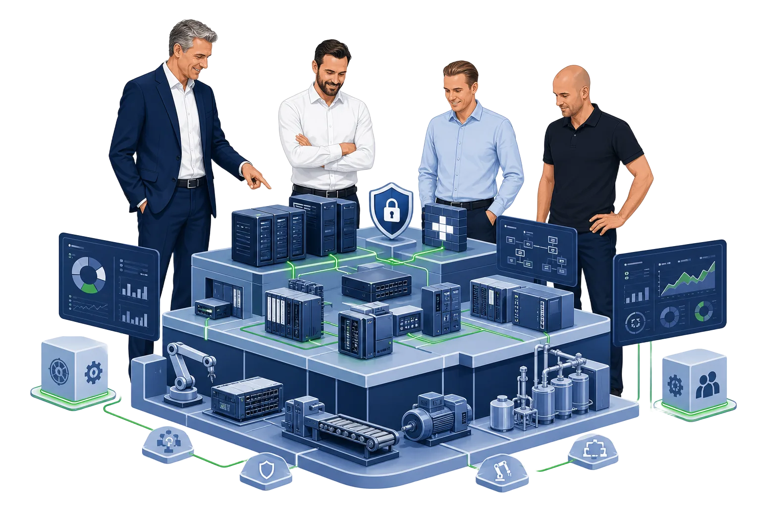 ACURITY team for OT cybersecurity in manufacturing plants